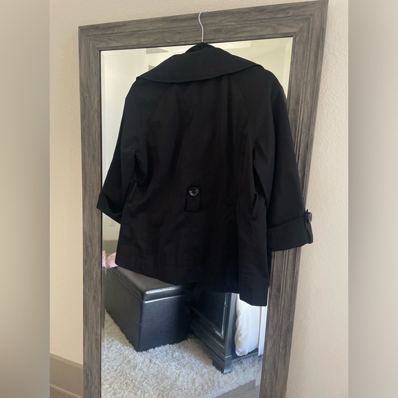 White House black market black blazer jacket top with no pockets - Picture 6 of 6